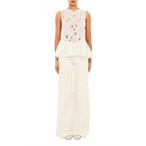 NEW ULLA JOHNSON ali sleeveless top in white